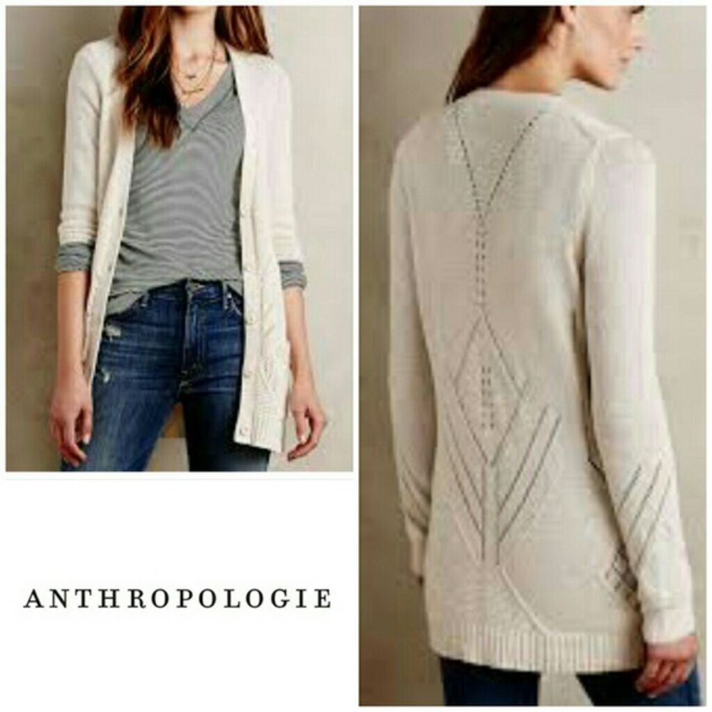 Anthropologie Moth Elin Button Cardigan
